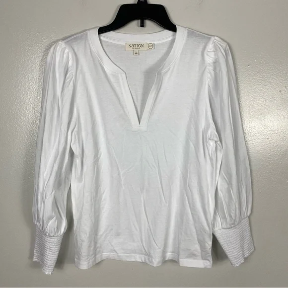 Flora Peasant Tee organic cotton Nation Los Angeles Peru - Picture 2 of 8